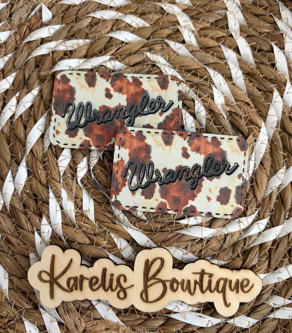 W Patch - Cow print