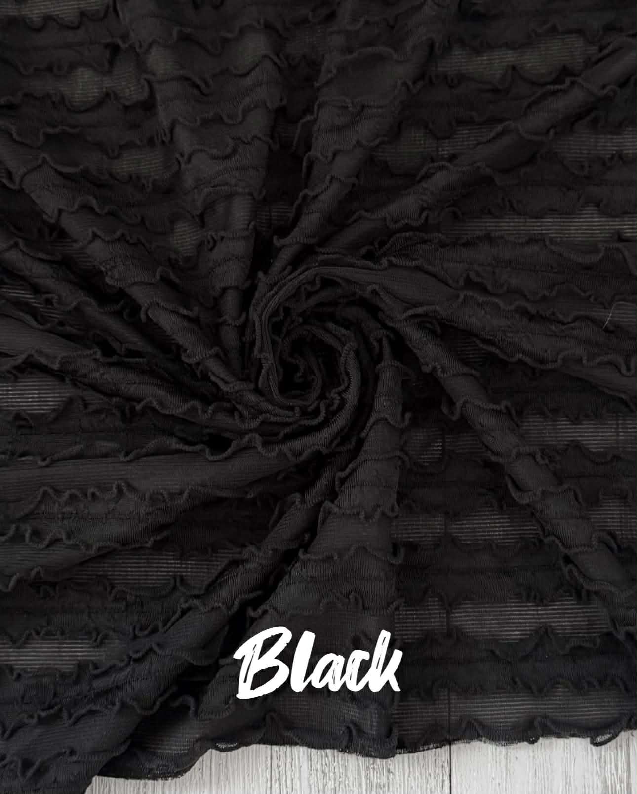 Black Ruffles